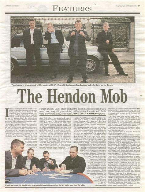 hendon mob database